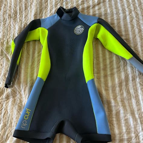 rip curl spring wetsuit! size 8 womens 2.2 mm... - Depop