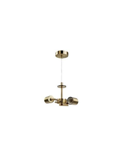 Searchlight Ceiling 3 Light Semi-Flush Suspension| Antique Brass or Satin Nickel