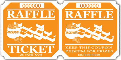 Large Double Ticket Raffle Ticket