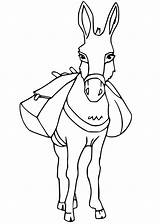 Printable Mule Coloring  Play Free Coloring Game Online sketch template