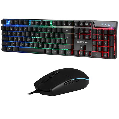 Zebronics Zeb War Gaming USB Keyboard-Mouse Combo -pcstudio