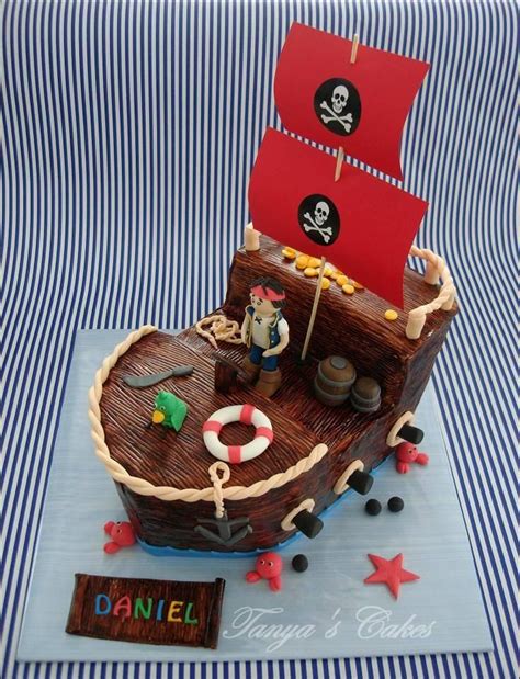 Children's Birthday Cakes | Pirate birthday cake, Pirate ship cakes ...