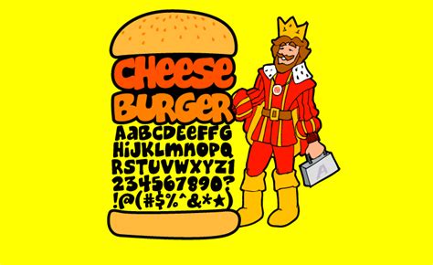 Cheeseburger Font Style by Fontalicious | Font Bros