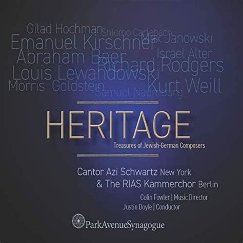 Heritage by Cantor Azi Schwartz on Amazon Music - Amazon.co.uk