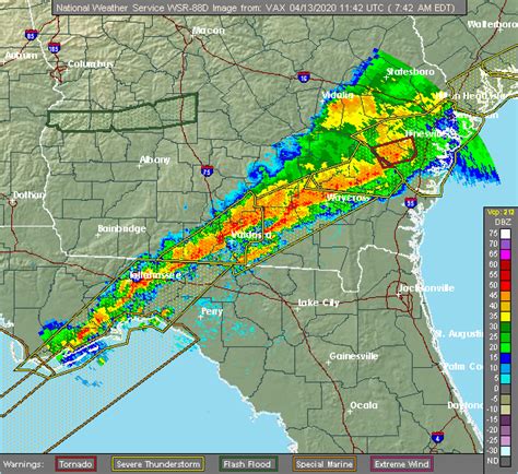 Interactive Hail Maps - Hail Map for Valdosta, GA