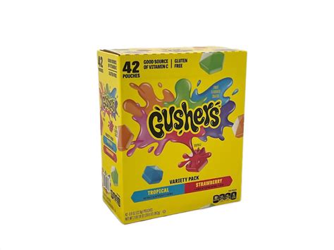 Home All Products Snacks Treats Gushers Fruit Flavored Snacks Variety Pack, 42 ct. CASE (3486)