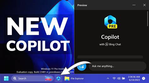 How to Enable New Copilot AI Assistant in Windows 11 23481 (Preview ...