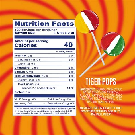 Tiger Pops | 200 Ct – Colombina