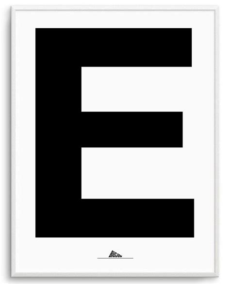 Letter "E" print - Lovely & Co.