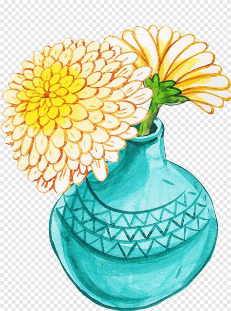 Vase, Daisy Vase, blue, flower Arranging png | PNGEgg