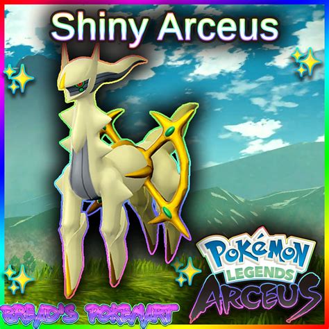 Shiny Arceus best Stats // Pokemon Legends: Arceus // Fast - Etsy Ireland