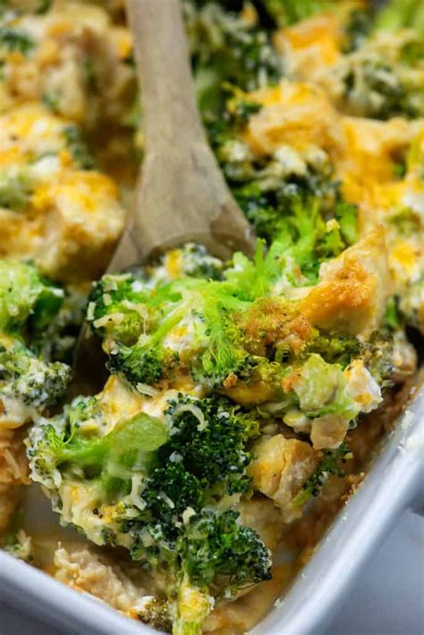 Extra Cheesy Keto Chicken Broccoli Casserole | That Low Carb Life