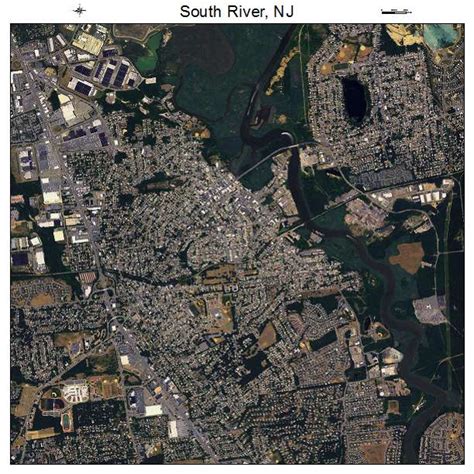 Aerial Photography Map of South River, NJ New Jersey