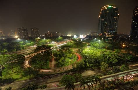 Download Night Indonesia Java (Indonesia) Man Made Jakarta HD Wallpaper