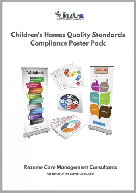 Children's Homes Quality Standards Poster and Image Pack - Rezume Care ...