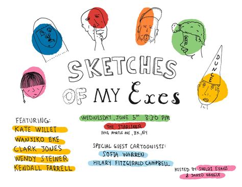 Sketches of My Exes: A New Comedy Show in Bushwick Combines Stand-Up and Live Cartooning ...