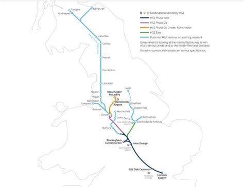 HS2 route mapped as northern leg to Manchester to be scrapped | The Independent