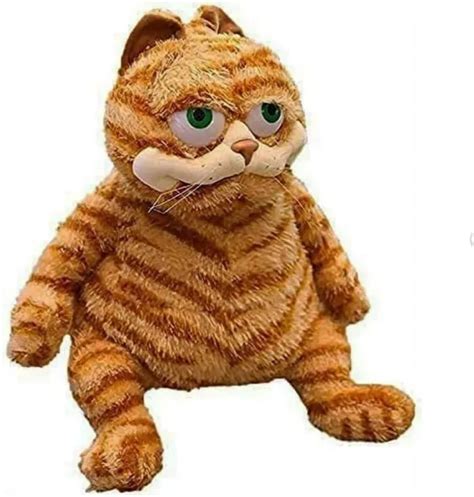 FAT ORANGE CAT 17.8" Cute Yellow Cat Plush Cute Fat Orange Cat Plush ...