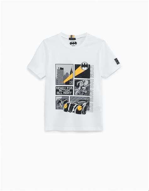 Boys’ off-white Comic-style graphics Batman T-shirt