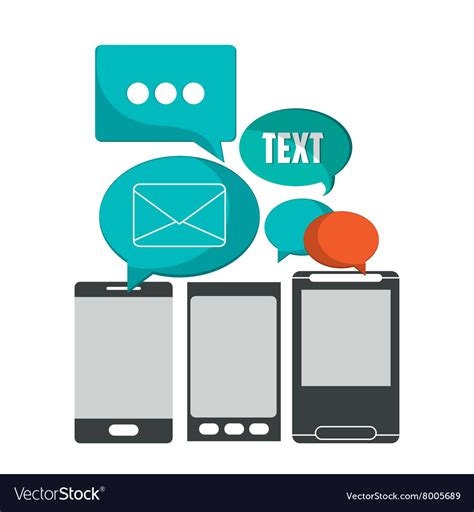 Sms and smartphone design Royalty Free Vector Image