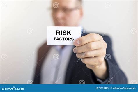 Business Risk Factors, Inscription, Concept Stock Image - Image of work ...