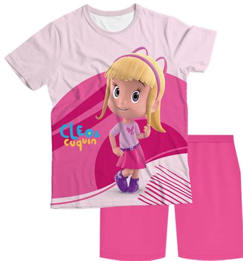 Pijama Infantil Cleo e Cuquin Maripi PJMC | Elo7