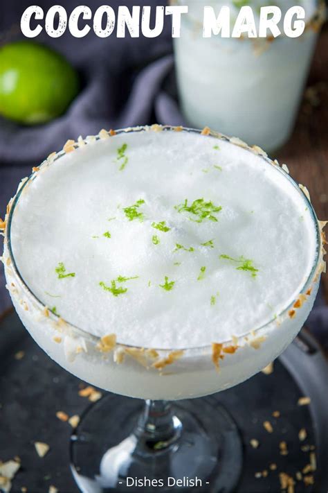 Coconut Margarita - Dishes Delish