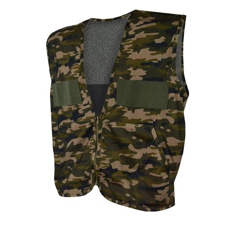 QuietWear Camo Hunting Vest with Game Bag, Brown Camo - Walmart.com - Walmart.com