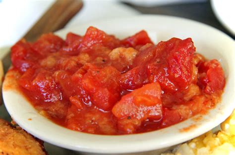 Shockingly Sweet Stewed Tomatoes - Recipe - Roadfood