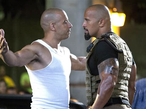 Fast Five Vin Diesel Vs The Rock