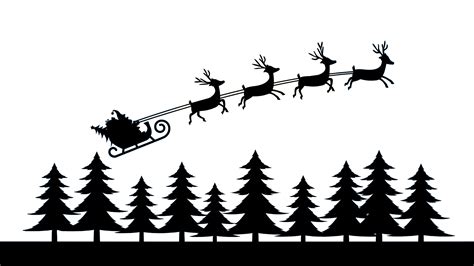 Reindeer pull a cart png download - 1920*1080 - Free Transparent Santa ...