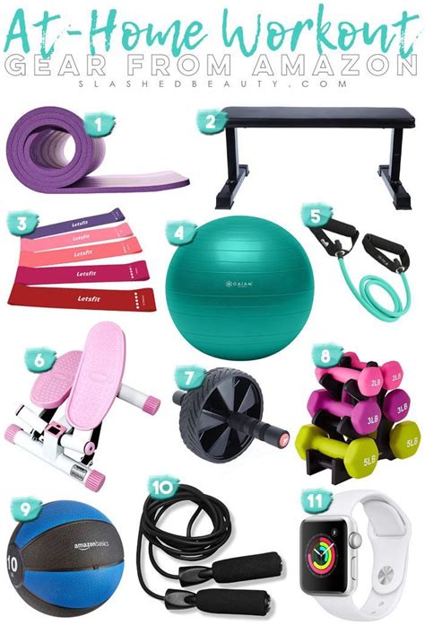 11 Must-Have At Home Workout Gear Picks from Amazon | Slashed Beauty ...