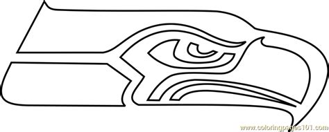 Seattle Seahawks Logo Coloring Page Coloring Pages