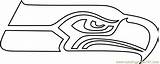 Seattle Seahawk Logo Coloring Pages sketch template
