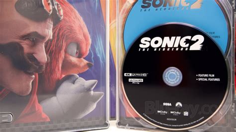 Sonic the Hedgehog 1 + 2 Steelbooks (4K+Blu-ray+Digital) NEW-Free Box ...