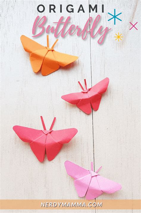 Easy to make Origami Butterfly in 2021 | Insect crafts, Origami butterfly, Crafts