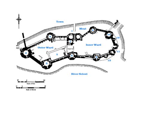 Great Castles - Caernarfon Castle Floor Plan