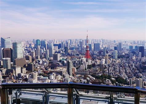 'Tokyo Tower Cityscape' Poster by Nicola Hudson | Displate