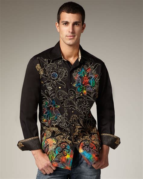 Lyst - Robert Graham Hewitt Sport Shirt in Black for Men