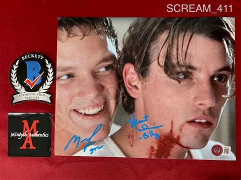 SCREAM_411 - 8x10 Photo Autographed By Matthew Lillard & Skeet Ulrich – Mintych Authentics