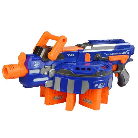 Electric Toy Gun NERF Toy Guns 48pcs Soft Bullet Big Gun Launchers CS Outdoor Toys Kids Children ...