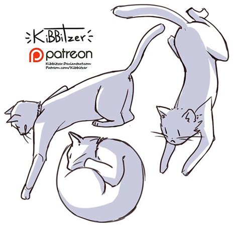 Cats reference sheet - PREVIEW- | Drawing reference poses, Art reference poses, Anime poses ...