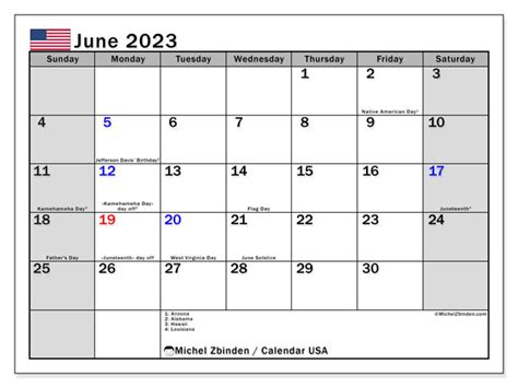 June 2023 Calendar With Holidays - Get Calender 2023 Update