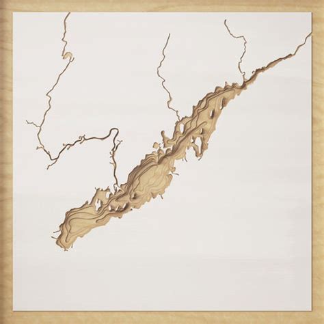 3D Map of Rice Lake Canada | Gallery | Pangea Maps