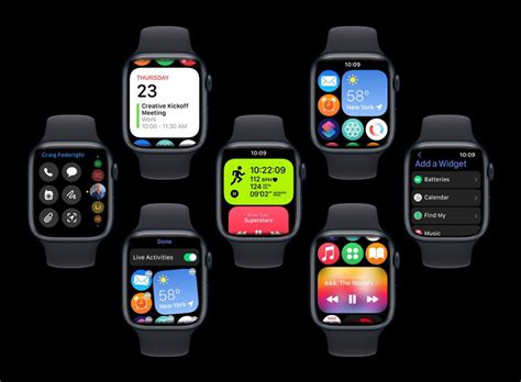 Apple To Introduce New Widget System For Apple Watch With WatchOS 10