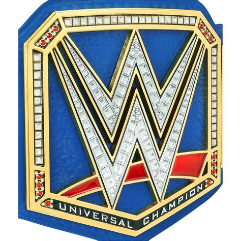 WWE Universal Championship Blue Replica Title Belt with Free Carrying Bag