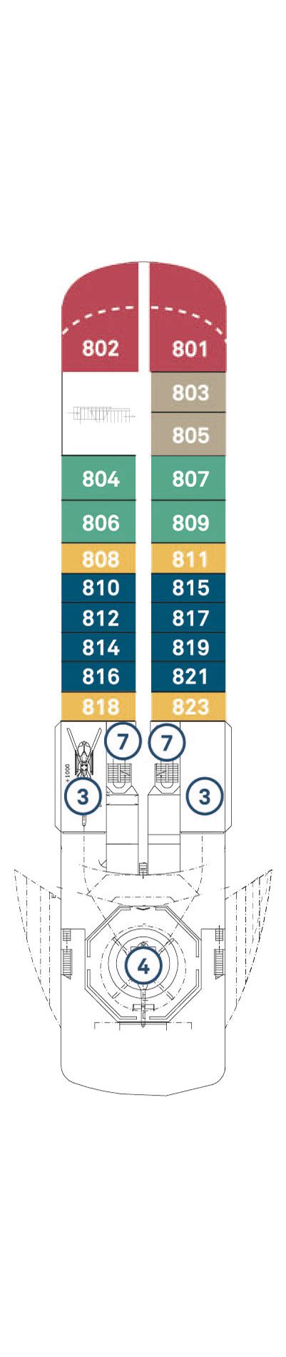 Scenic Eclipse Deck Plans | CruiseInd