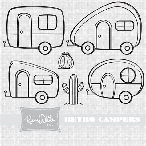 Free Retro Camper Cliparts, Download Free Retro Camper Cliparts png ...