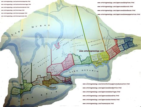 Upper Canada Districts Some historical notes...