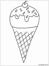 Snow Cone Coloring Pages sketch template